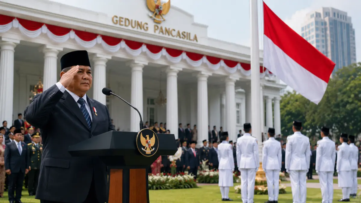 ILUSTRASI peringatan Hari Lahir Pancasila. (ChatGPT)