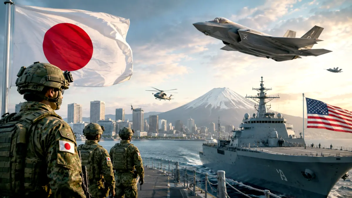 Jepang Capai Titik Tanpa Kembali, Transformasi Militer Terbesar Sejak Perang Dunia II Guncang Asia. Dari Negara Pasifis Menjadi Kekuatan Militer Baru, Jepang Pertaruhkan Masa Depan Keamanan Kawasan dan Aliansi dengan Amerika Serikat. (ChatGPT)
