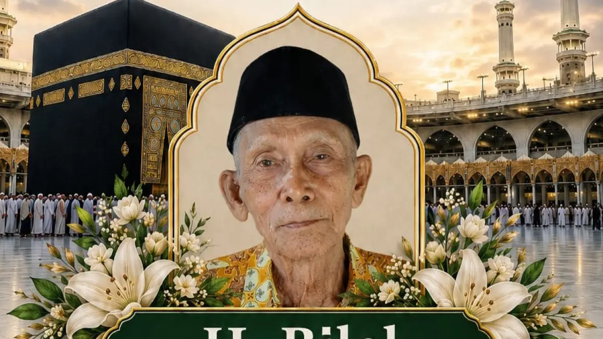 Bilal, 85, jemaah haji asal Desa Benculuk, Kecamatan Cluring, Banyuwangi, wafat di Makkah setelah mengalami sesak napas. (Istimewa)