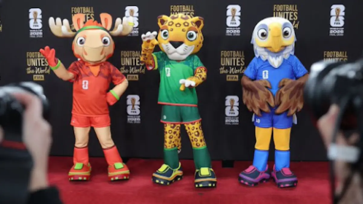 SEMARAK: Tiga Maskot Piala Dunia 2026 resmi diperkenalkan (Javier Panzardo)