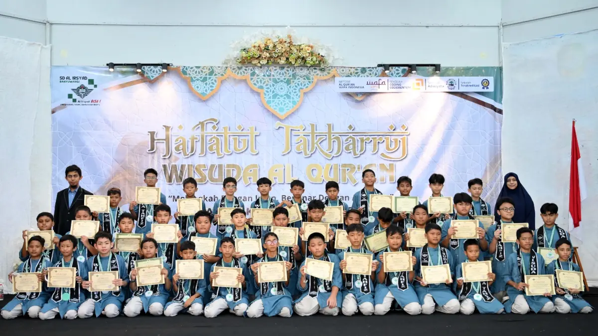 Kualitas pembelajaran SD Al Irsyad ditunjukkan dengan penghafal Al-Qur