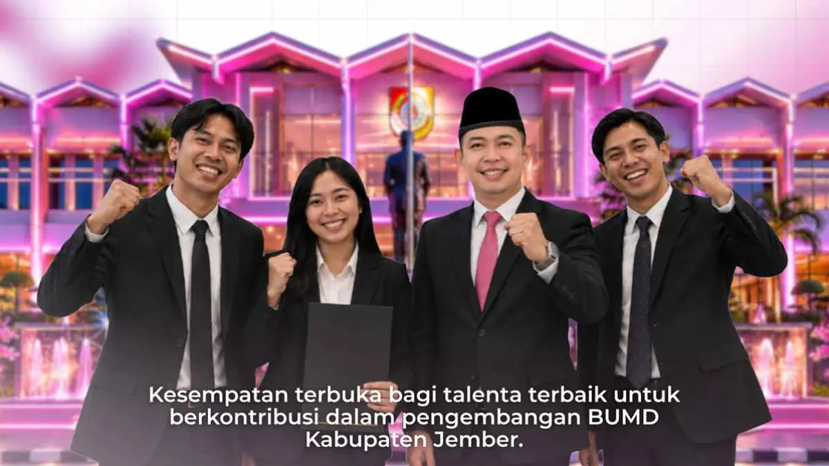 Pemkab Jember membuka seleksi Direksi Perumdam Tirta Pandalungan 2026. Pendaftaran dibuka hingga 14 Juni untuk posisi Direktur Umum dan Teknis. (foto: jemberkab.go.id)