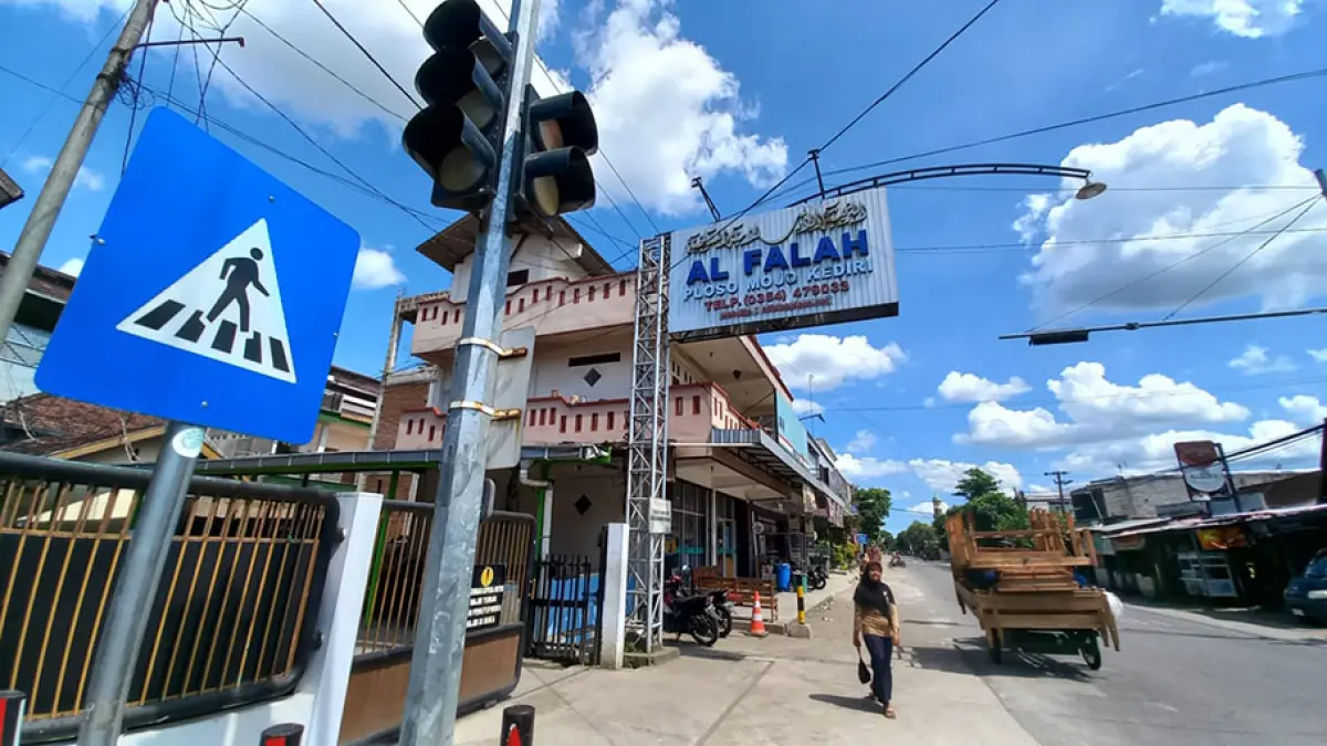 Pondok Pesantren (Ponpes) Al Falah, Ploso Kediri. Rencananya, pesantren ini jadi tuan rumah Munas-Konbes NU 2026. (RadarKediri.id)