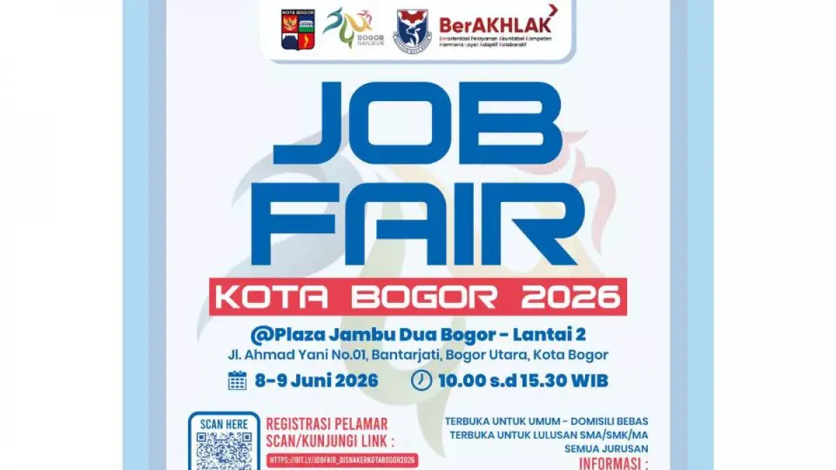 Cari Kerja? Job Fair Bogor Sediakan 3.212 Posisi dan Target 5.000 Pelamar. (kotabogor.go.id)