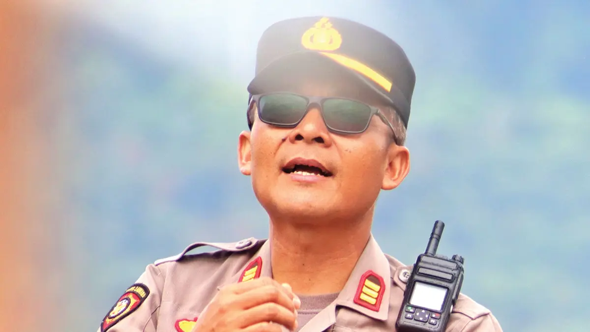 Kapolsek Glenmore AKP Budi Hermawan. (Salis Ali/Radar Banyuwangi)