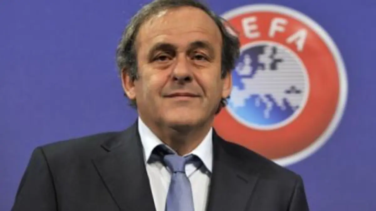 KONFLIK: Michel Platini menyerang Gianni Infantino dalam perebutan kursi Presiden FIFA 