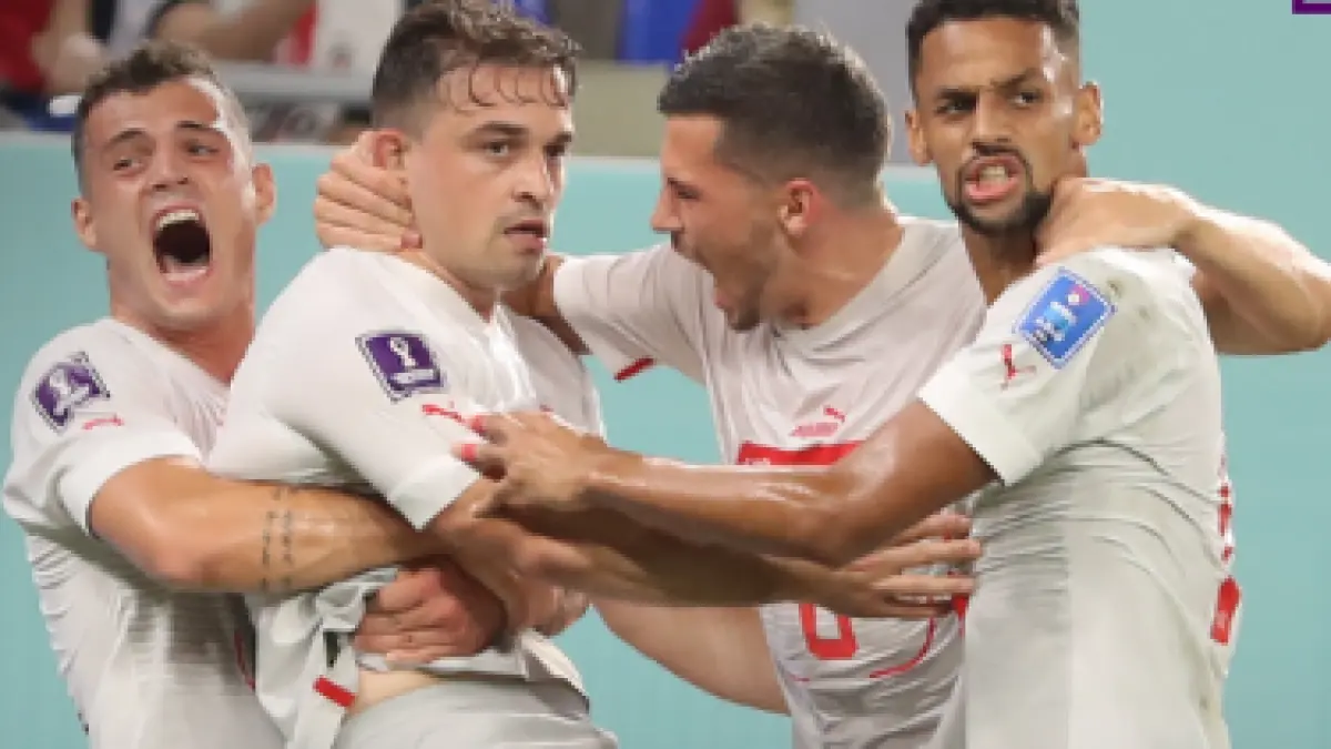 TANTANGAN: Swiss akan menantang wakil Asia Qatar di Piala Dunia 2026 