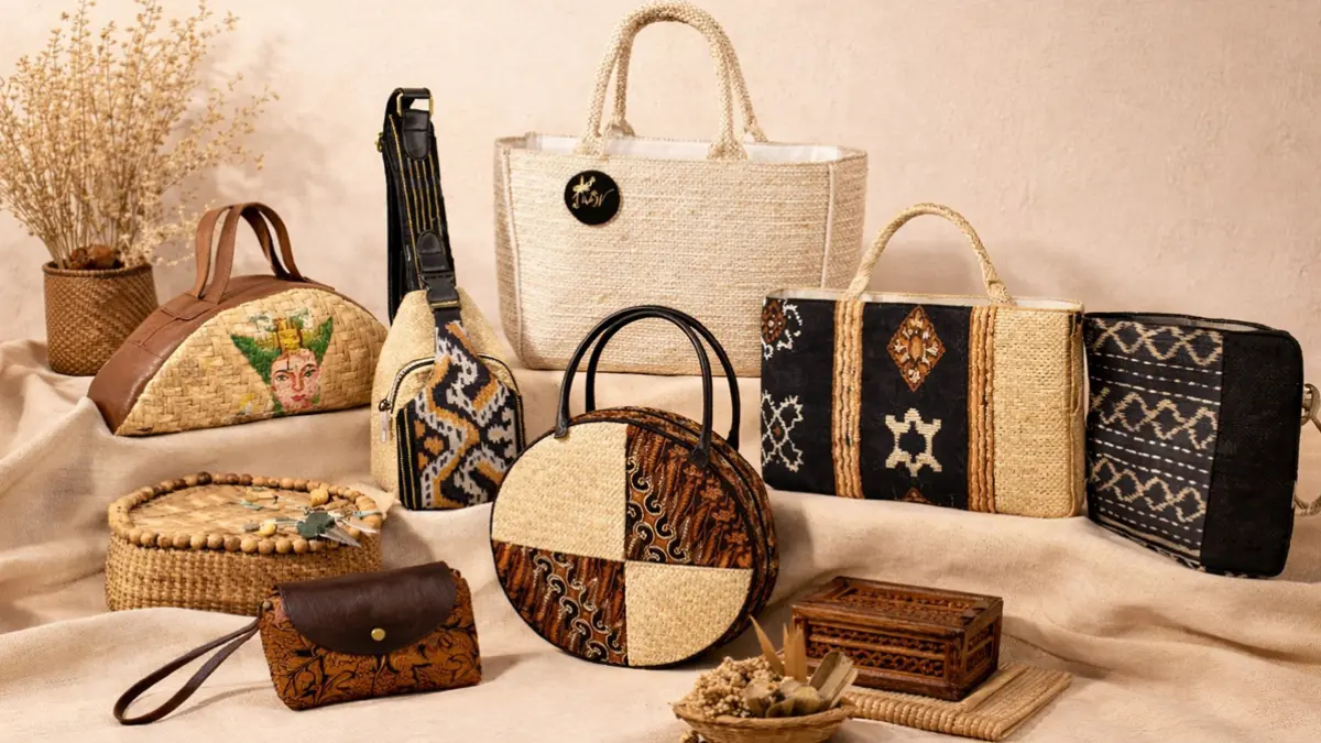 Tas made in Mlatiwangi, UMKM tas serat alam asal Kota Semarang. (BRI)