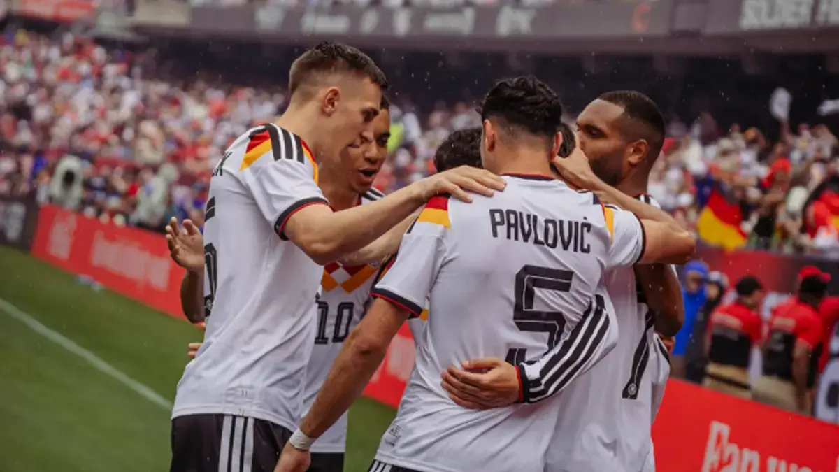 Jerman mengawali Piala Dunia 2026 dengan kemenangan telak 7-1 atas Curacao. (INSTAGRAM DFB_TEAM)
