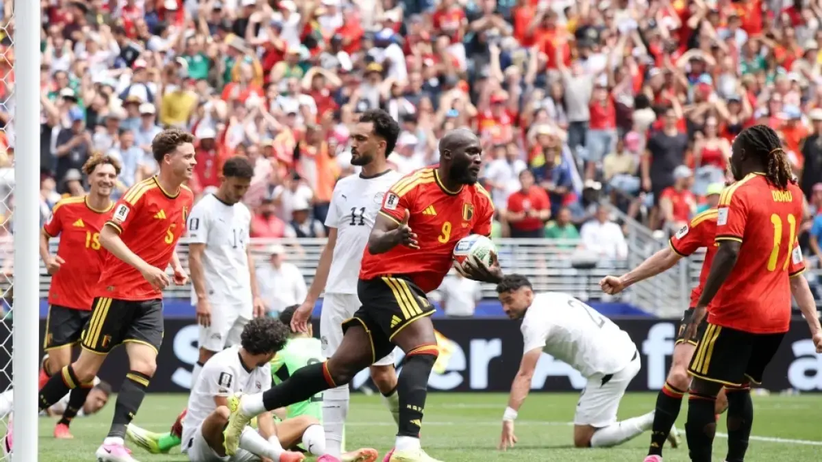 Romelu Lukaku menjadi penyelamat Belgia hanya 22 detik setelah diturunkan dari bangku cadangan. (Sky Sports)