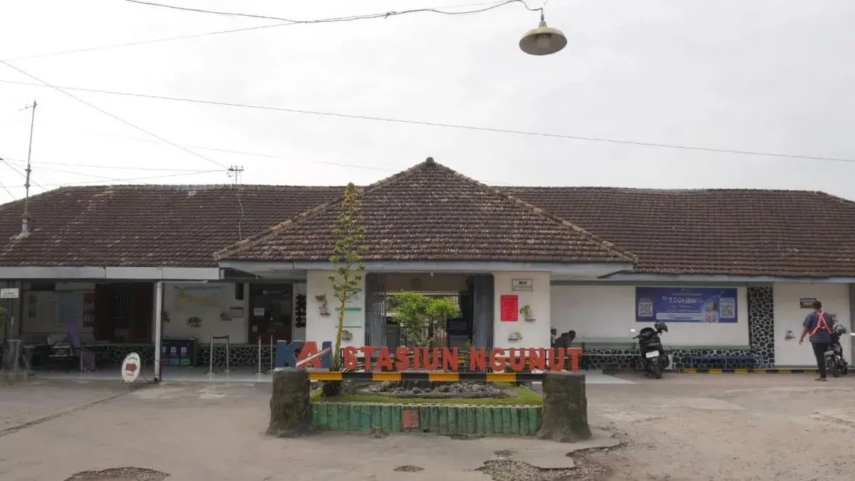 Stasiun Ngunut mencatat hampir 10 ribu pergerakan penumpang selama Januari–Mei 2026. (Antara)
