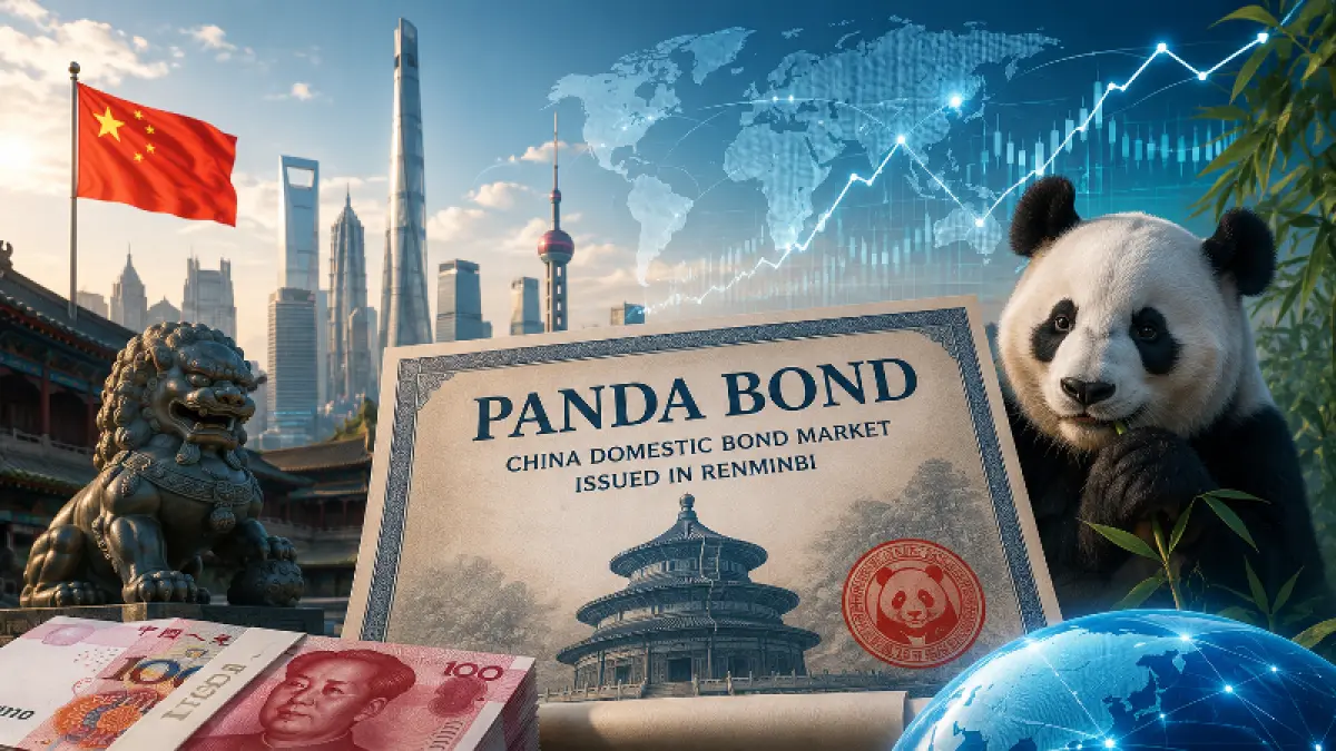 Ilustrasi : Panda Bond semakin ramai dibicarakan di dunia keuangan internasional.(Foto:AI)
