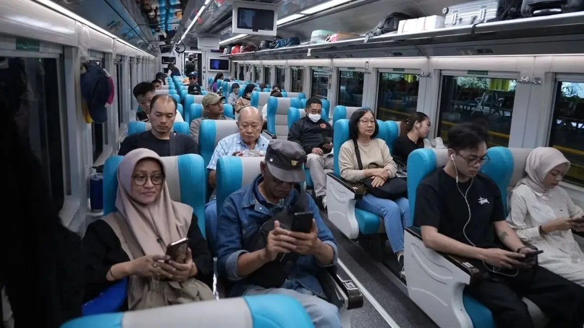 KA Pandalungan 2 relasi Gambir–Jember langsung mencatat okupansi 97,5 persen pada hari pertama operasional. (Antara)