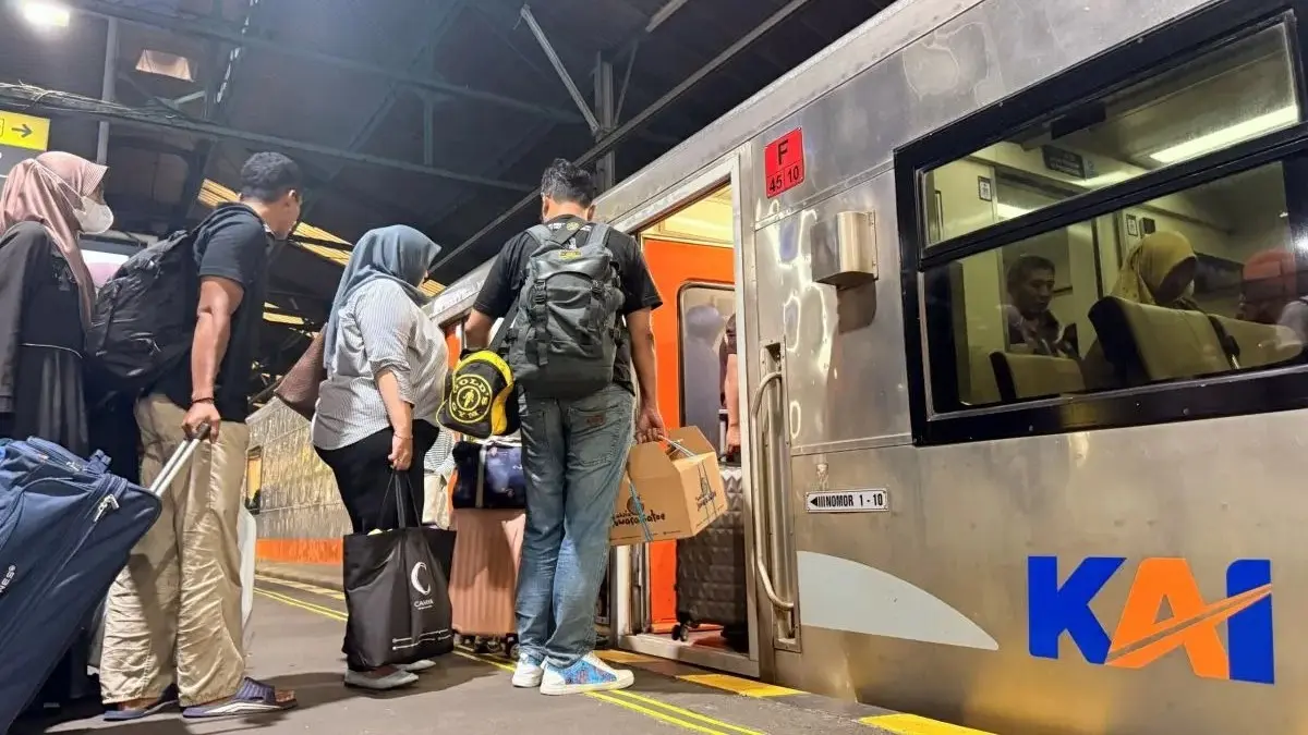 Diskon tiket kereta api 30 persen resmi berlaku selama libur sekolah 2026. (Antara)