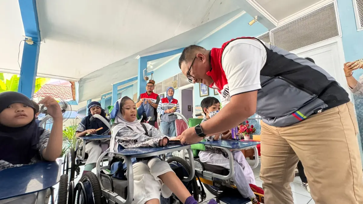 Pertamina Berkah jangkau 330 penerima manfaat di Jatimbalinus, YPAC Surabaya jadi pusat kegiatan. (Foto: Pertamina)