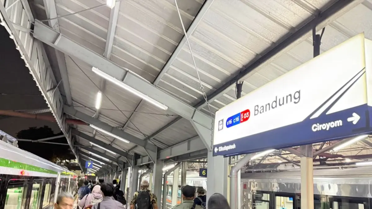 KA Mutiara Selatan melayani 185.808 pelanggan sepanjang Januari-Mei 2026. (Antara)