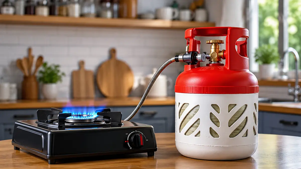 ILUSTRASI: Pemerintah siapkan tabung CNG Merah Putih 3 kg, alternatif LPG mulai meluncur Juli 2026. (ChatGPT)