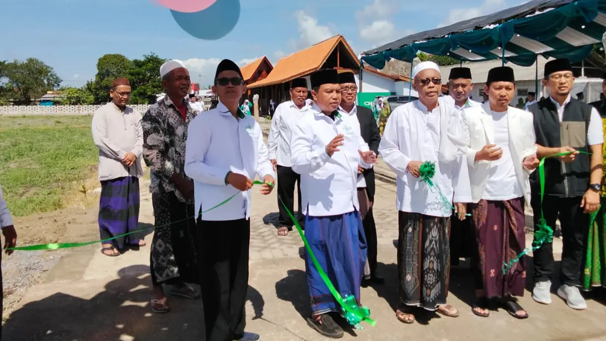 Lembaga Dakwah Nahdlatul Ulama (LDNU) PCNU Banyuwangi resmi dikukuhkan di Pondok Pesantren Kubah Hijau, Desa Donosuko, Kecamatan Blimbingsari, Ahad (28/6/2026). (Syaifuddin Mahmud/Radar Banyuwangi)