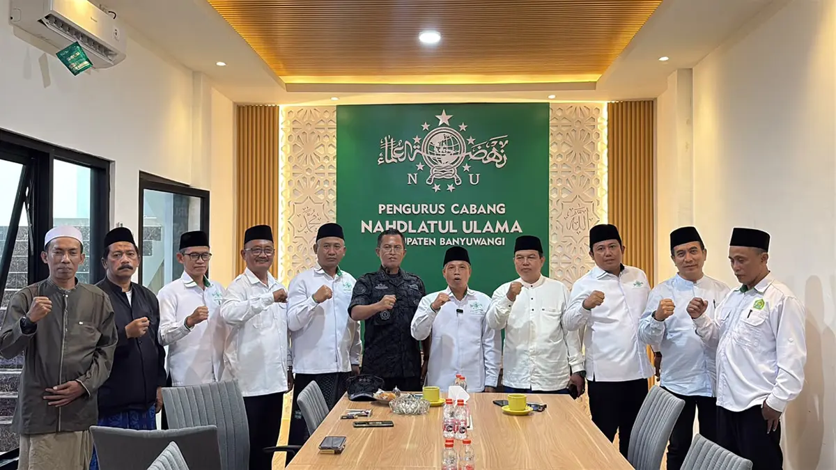 BNN Banyuwangi menggandeng PCNU Banyuwangi memperkuat P4GN melalui edukasi, rehabilitasi, dan pemberdayaan mantan penyalahguna narkoba. (Syaifuddin Mahmud/Radar Banyuwangi)