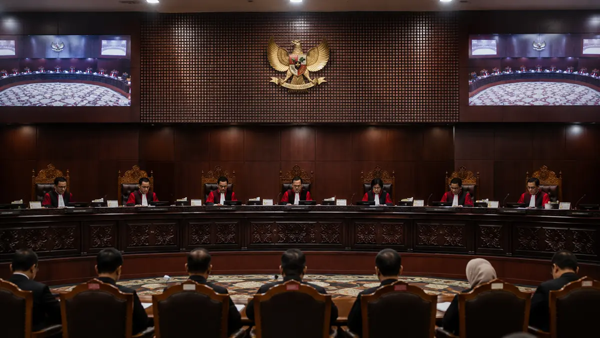 ILUSTRASI: MK tolak gugatan UU Pilkada, pemilihan kepala daerah tetap langsung. (ChatGPT)