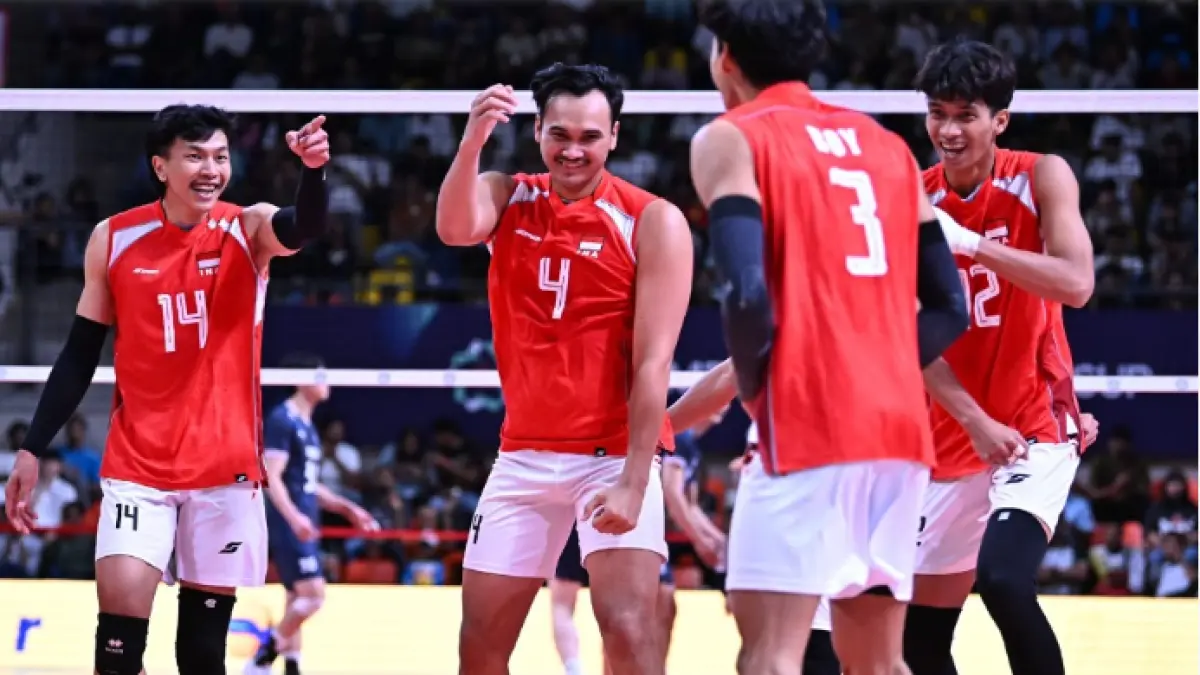 KEKUATAN ASIA:A Indonesia tundukkan Korea Selatan dalam final AVC Mens 2026 