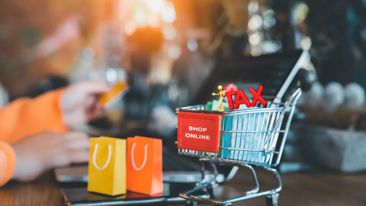 Ilustrasi : Pemerintah resmi memberlakukan pajak e-commerce mulai 1 Juli 2026.(Foto:Canva)