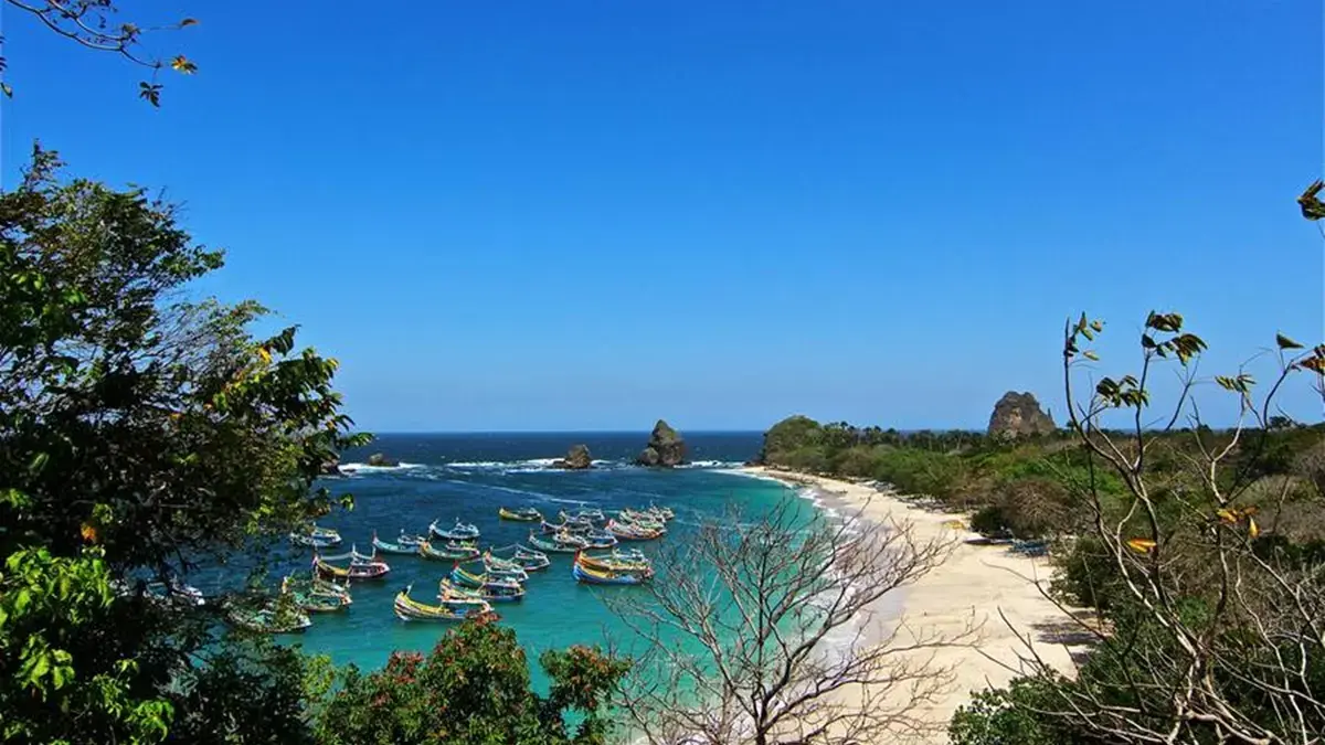 Ilustrasi wisata Pantai Papuma Jember, Jawa Timur. (Traveloka)