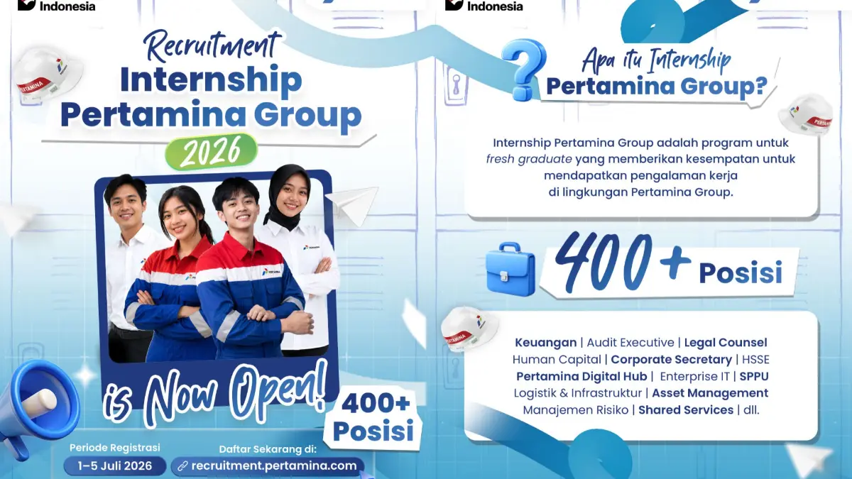 Recruitment Pertamina 2026 resmi dibuka. (Instagram/pertaminacareer)