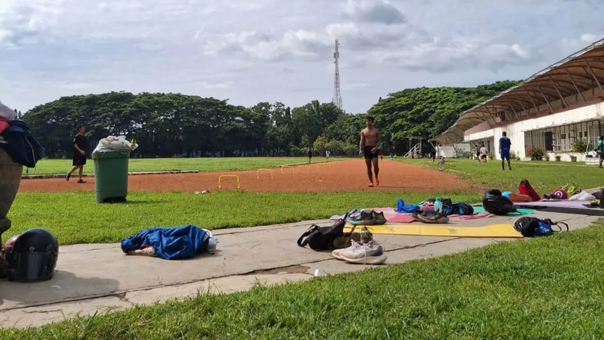 GOR Tawangalun Banyuwangi salah satu fasilitas olahraga yang memiliki peran penting dalam mendukung pembinaan atlet sekaligus meningkatkan minat masyarakat terhadap olahraga. (Balquisse Kayla Putri for Radar Banyuwangi)