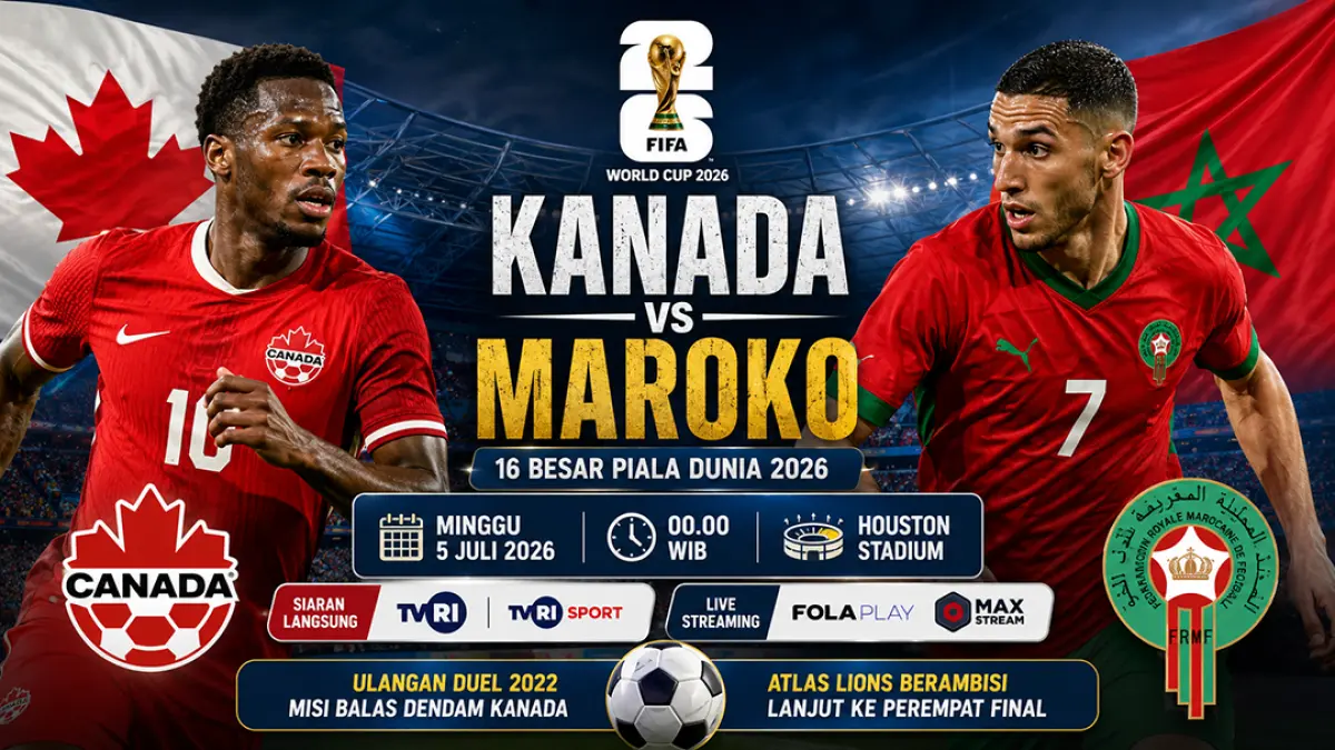 Kanada vs Maroko: Misi balas dendam atau Atlas Lions ke perempat final? (ChatPGT)