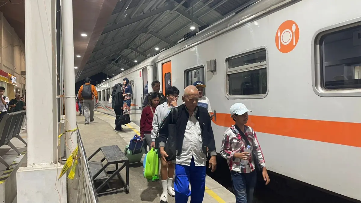 Okupansi kereta api di wilayah KAI Daop 9 Jember terus meningkat pada pekan pertama Juli 2026. (KAI)