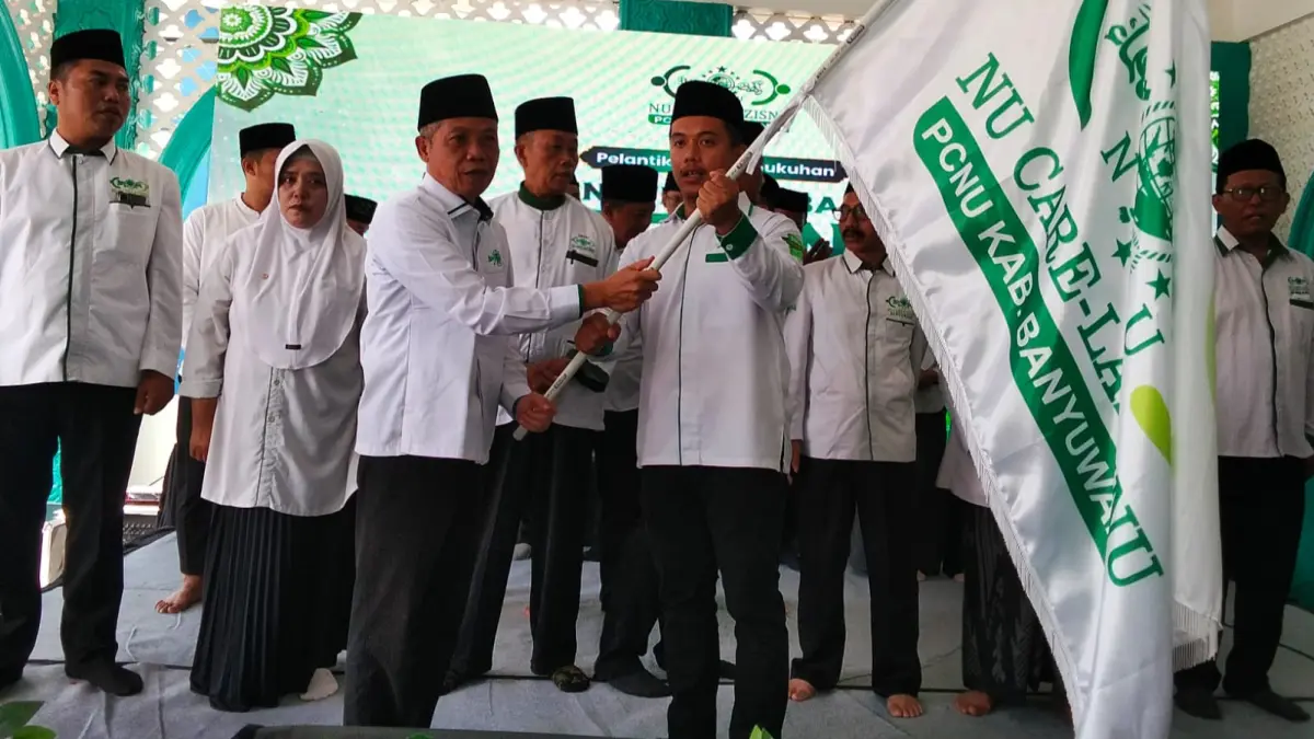Pelantikan Pengurus Lembaga Amil Zakat, Infak, dan Sedekah Nahdlatul Ulama (LAZISNU) PCNU Banyuwangi masa khidmat terbaru berlangsung khidmat di Pondok Pesantren Modern Al-Azhar Muncar, Minggu (5/7/2026).