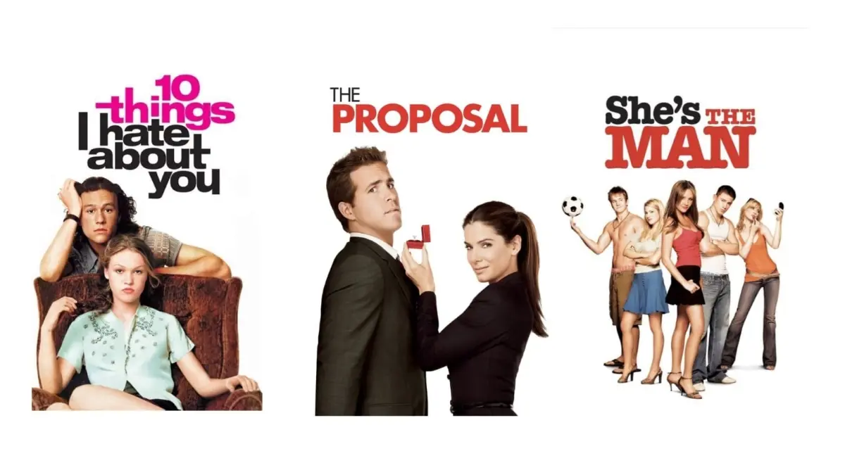 Beberapa poster film romance comedy di tahun 90-an. (IMDb)