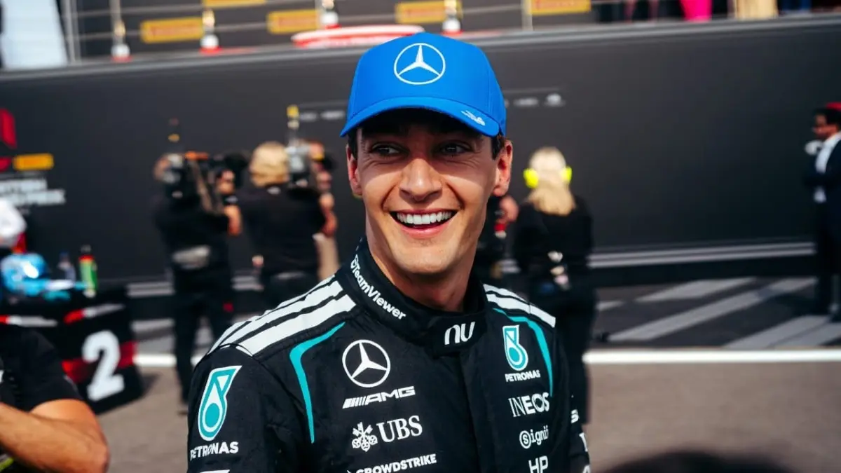 George Russell finis kedua pada F1 GP Inggris di Silverstone. (Instagram/georgerussell63)