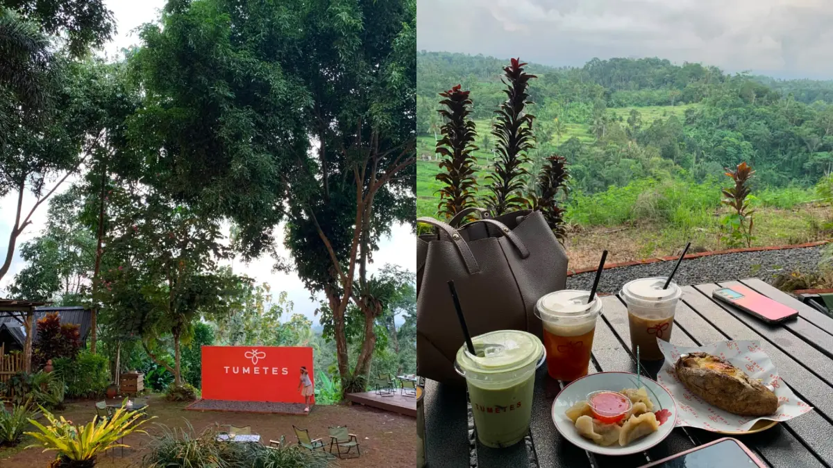 Tumetes Coffee, kafe viral yang tawarkan pemandangan indah di Banyuwangi. (Mayang untuk Radar Banyuwangi)