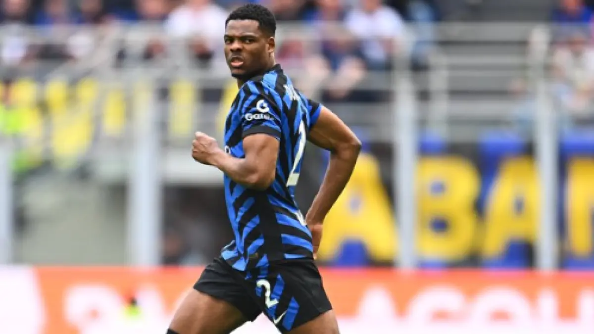 PINDAH: Denzel Dumfries resmi berlabuh ke Real Madrid (Inter Milan)