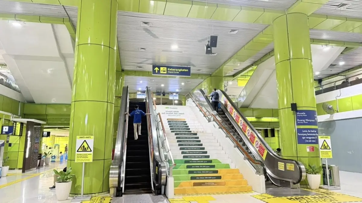 PT KAI menyiapkan pengembangan Stasiun Gambir menjadi pusat transportasi terintegrasi di Jakarta. (Antara)