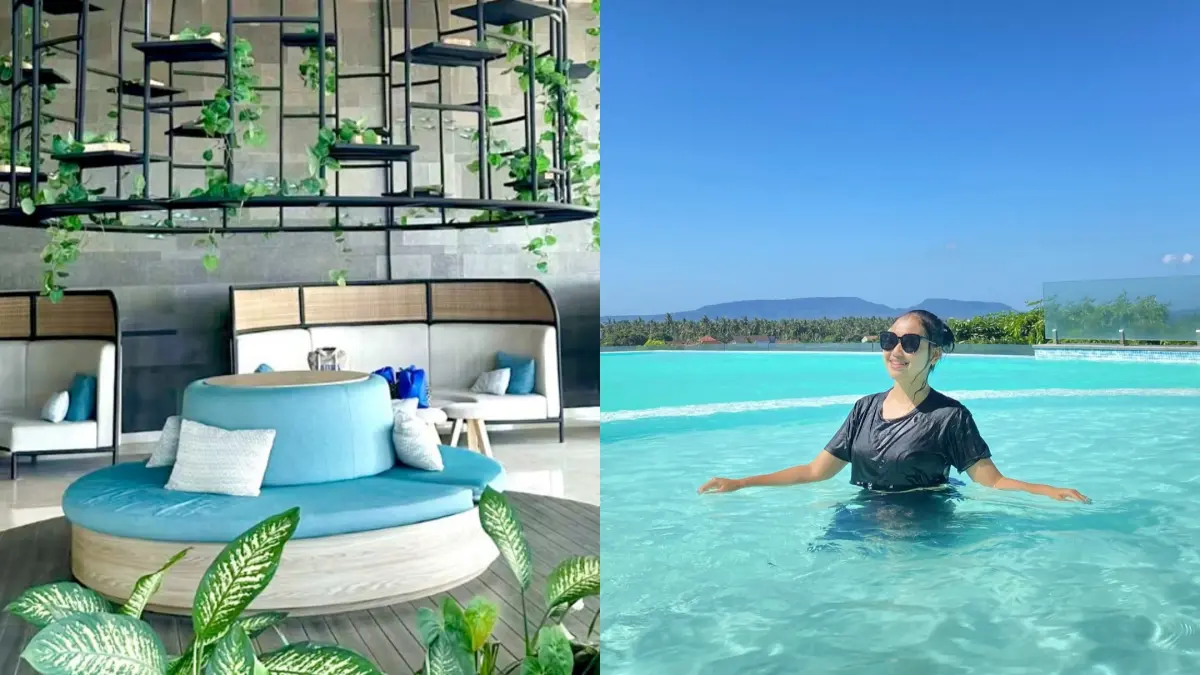 Promo Splash Fun Swim Fun ILLIRA Hotel Banyuwangi menawarkan berenang di infinity pool bintang empat hanya Rp75 ribu. (Anita untuk Radar Banyuwangi)