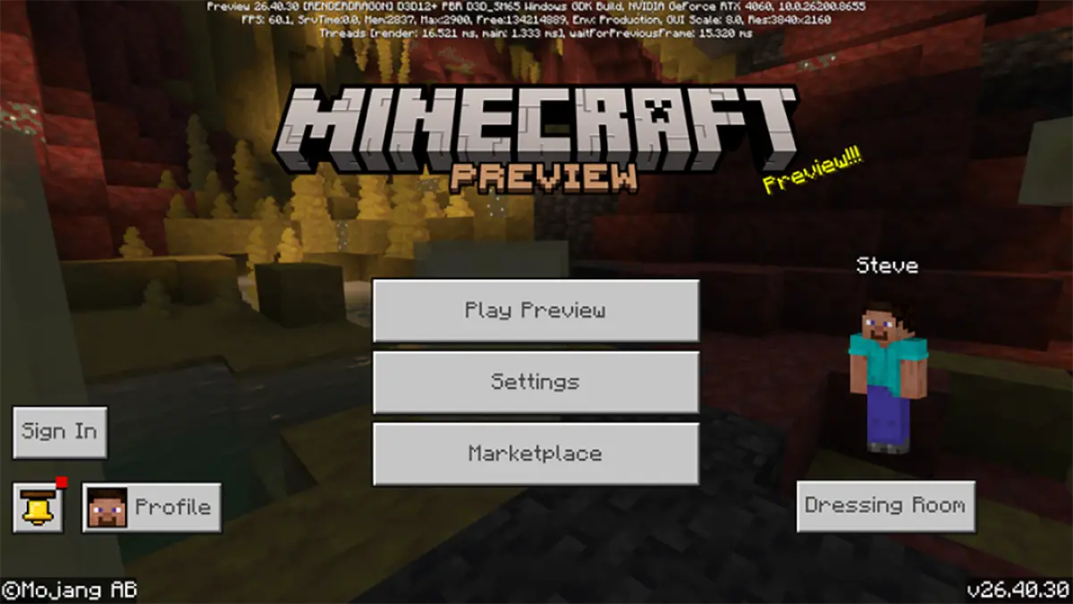 Bedrock Preview 26.40.30 Hadir! Ini Daftar Lengkap Fitur, Bug Fix, dan Perubahannya. (minecraft.wiki)