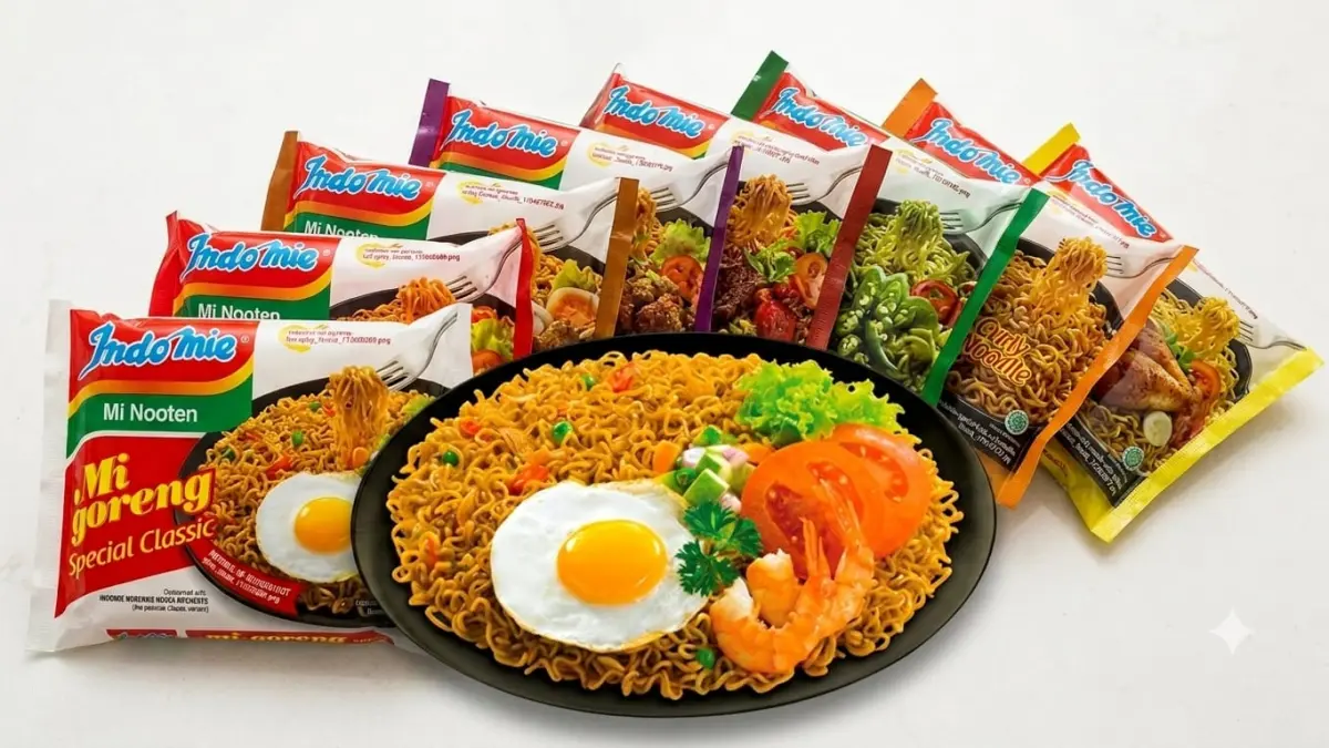 JUARA II: Indomie Goreng menduduki posisi runner-up terbaik dunia versi Smarter Ranking. (FOTO: INDOMIE.COM/GEMINI)