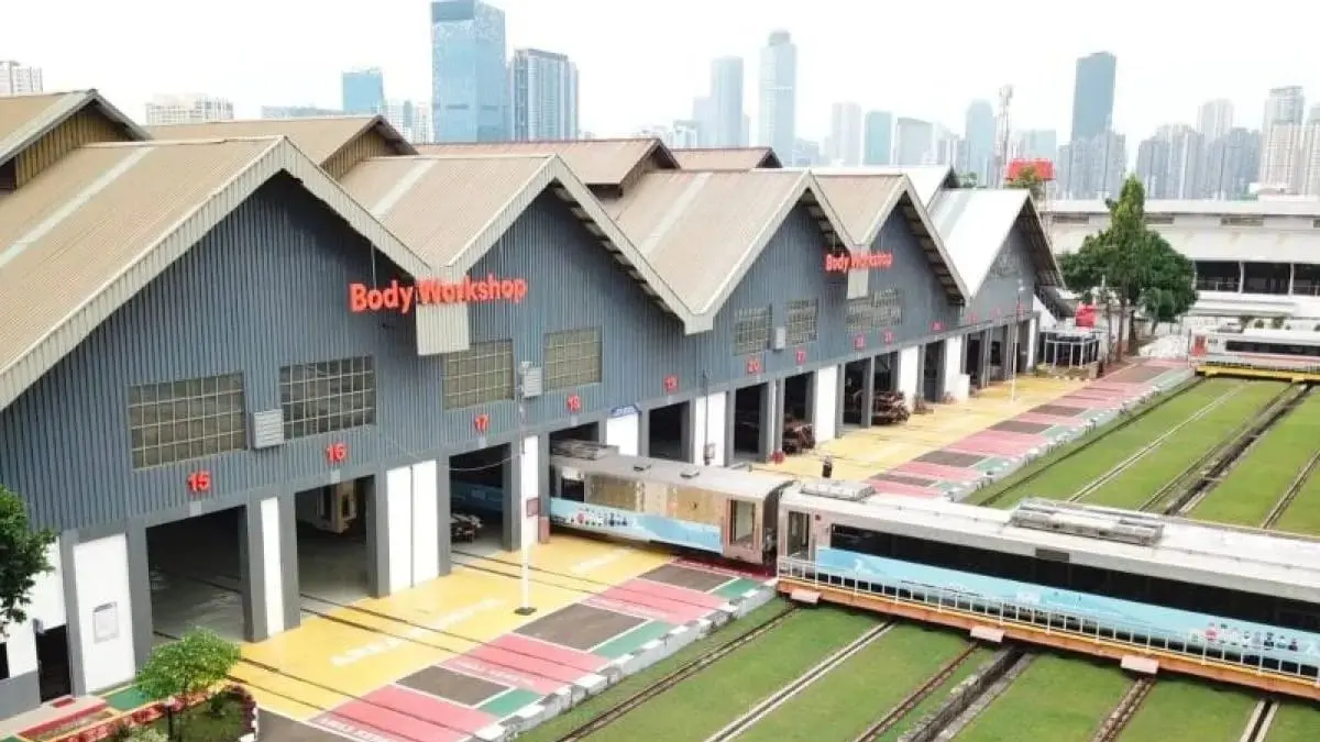 KAI mencatat kinerja positif Semester I 2026 setelah Balai Yasa Manggarai menyelesaikan perawatan 246 kereta. (Antara)