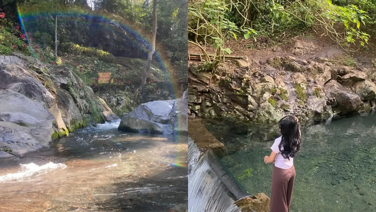 Kalibendo di Desa Kampunganyar, Glagah, Banyuwangi masih menjadi destinasi wisata alam favorit. (Desi untuk Radar Banyuwangi)