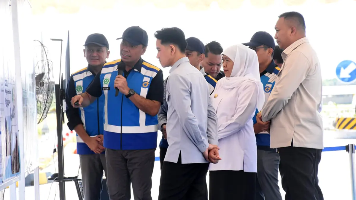 Jalan tol Prosiwangi jadi andalan baru Jatim, Wapres Gibran sebut bisa membuka investasi dan lapangan kerja baru. (BIRO PERS)