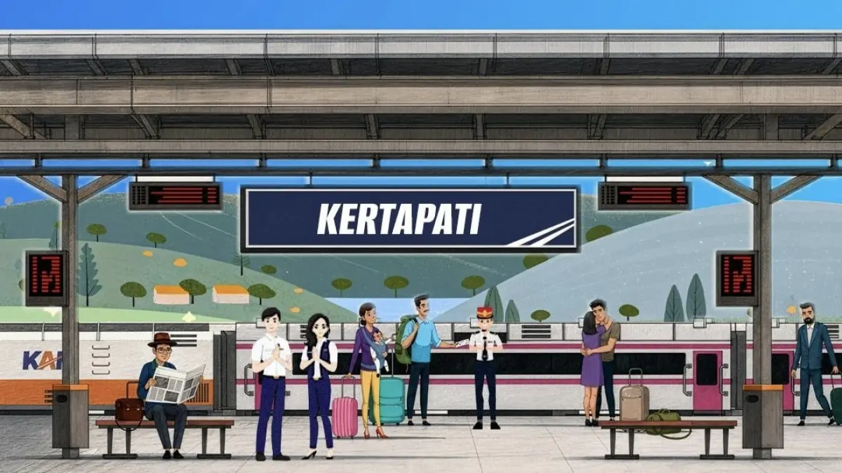 PT KAI mengimbau pelanggan yang berangkat dari Stasiun Kertapati datang lebih awal pada Minggu, 12 Juli 2026. (Instagram/kai121_)