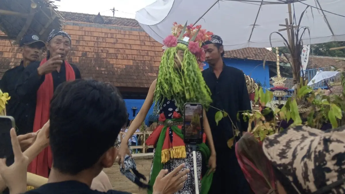 Ritual Seblang kembali digelar di Desa Olehsari, Banyuwangi. (Rahma untuk Radar Banyuwangi)