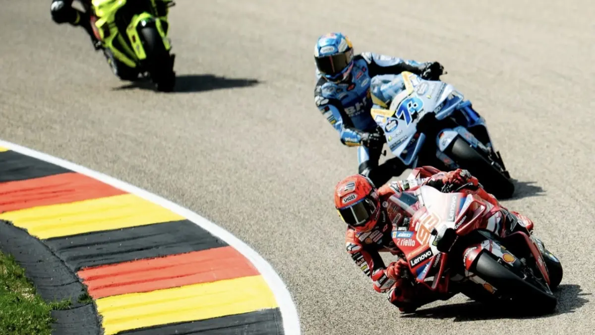 Marc Marquez menyapu pole position dan kemenangan sprint MotoGP Jerman di Sachsenring. (Instagram/marcmarquez93)