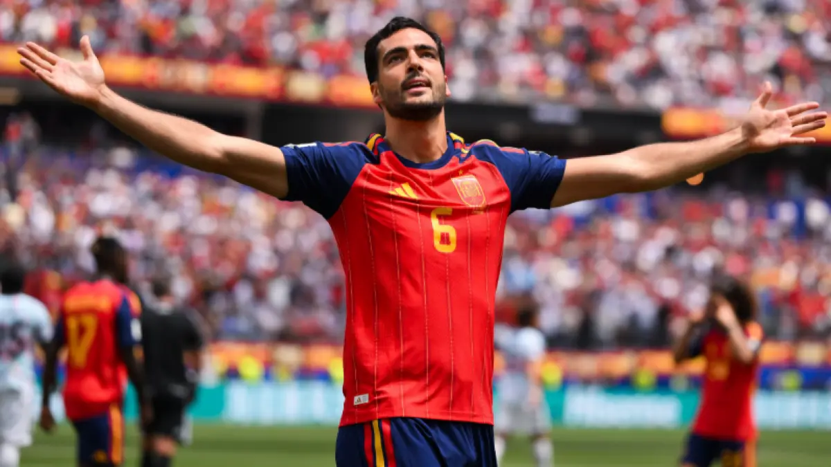ANDALAN: Mikel Merino siap diturunkan jadi starter saat Spanyol hadapi Prancis di semifinal Piala Dunia 2026