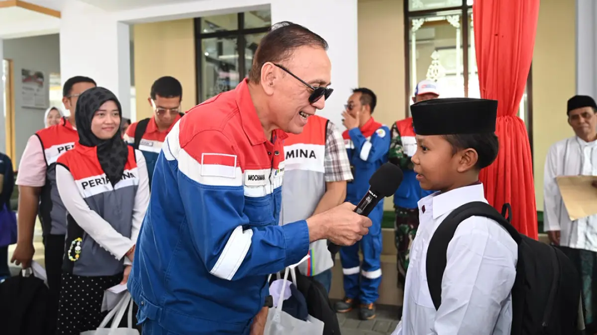 Menebar senyum di ujung timur Pulau Jawa: Pertamina hadirkan semangat baru bagi anak-anak Banyuwangi. (Foto: Pertamina Patra Niaga)