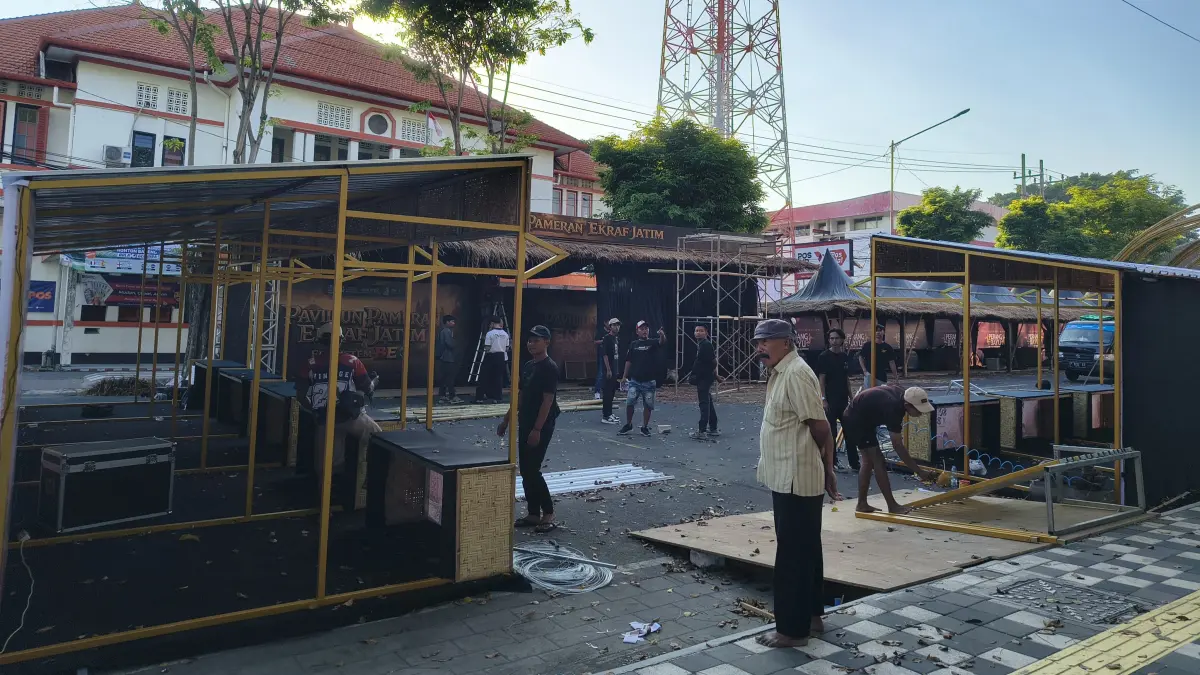 Persiapan Banyuwangi Ethno Carnival 2026 terus dimatangkan. (Shinta untuk Radar Banyuwangi)