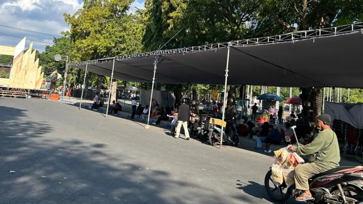 Lokasi BEC 2026 di Taman Blambangan Banyuwangi. Even masuk kalender KEN 2026 ini digelar Sabtu (18/7) mendatang. (Samsudin Adlawi/Radar Banyuwangi)